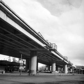 Picton Ferry Terminal with motorway overpass