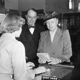 The Central Library Issues Desk