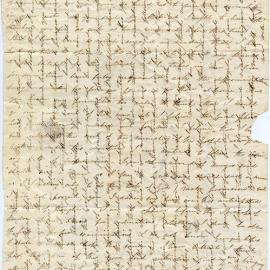 Letter from Octavius Hadfield to his sister Octavia, November 1837