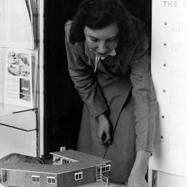 Model of the Demonstration House, Wellington Central Public Library