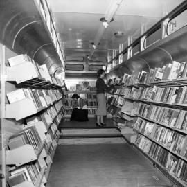 Interior of the mobile library