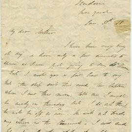 Letter from Octavius Hadfield to his mother, January 1838