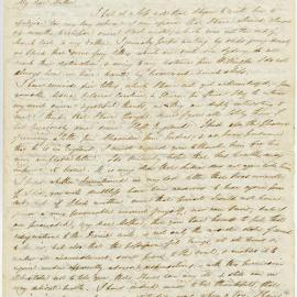Letter from Octavius Hadfield to his mother, September 1844