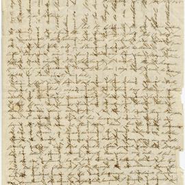 Letter from Octavius Hadfield to his sister Octavia, January 1845