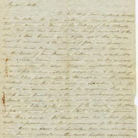 Letter from Octavius Hadfield to his mother, January 1846