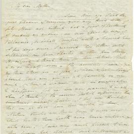 Letter from Octavius Hadfield to his mother, March 1847