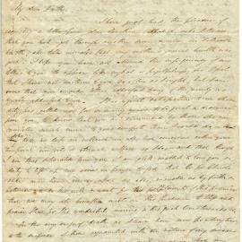 Letter from Octavius Hadfield to his father, October 1847