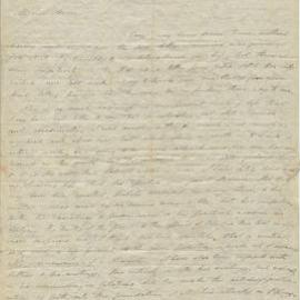Letter from Octavius Hadfield to his sister Maria, October 1848