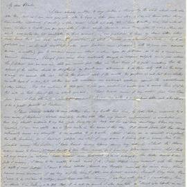 Letter from Octavius Hadfield to his brother Charles, February 1849