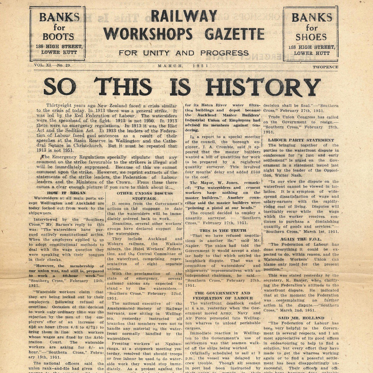 Railway Workshops Gazette : So this is history