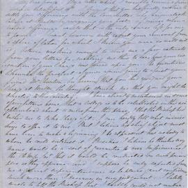 Letter from Octavius Hadfield to his brother George, September 1849
