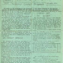 Wellington Watersiders' Official Information Bulletin, Number 11