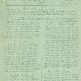 Wellington Watersiders' Official Information Bulletin, Number 47