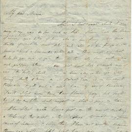 Letter from Octavius Hadfield to his sister Maria, December 1849