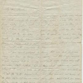 Letter from Octavius Hadfield to his sister Amelia, April 1850