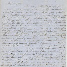 Letter from Octavius Hadfield to his brother George, May 1850