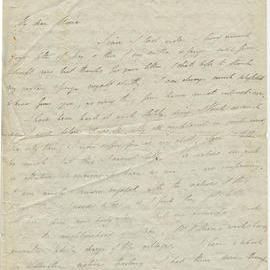 Letter from Octavius Hadfield to his sister Maria, January 1851