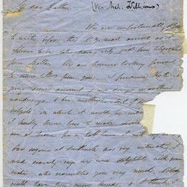Letter from Octavius Hadfield to Archdeacon Williams, October 1858