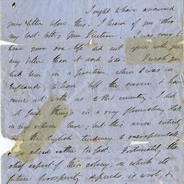 Letter from Octavius Hadfield to his brother Charles, November 1859