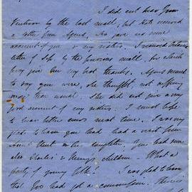 Letter from Octavius Hadfield to his mother, December 1859