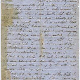 Letter from Octavius Hadfield to his brother Charles, December 1860