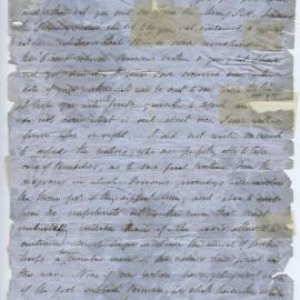 Letter from Octavius Hadfield to his brother Charles, January 1861