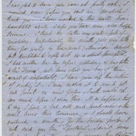Letter from Octavius Hadfield to his brother Charles, February 1861