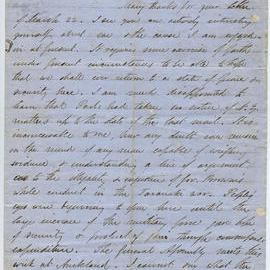 Letter from Octavius Hadfield to his brother Charles, June 1861