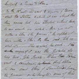 Letter penned by Octavius Hadfield on behalf of W. T. T. Nike and N. Ngapaki, September 1861