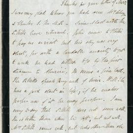 Letter from Octavius Hadfield to his brother Charles, February 1862