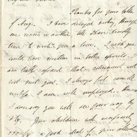 Letter from Octavius Hadfield to his brother Charles, November 1862