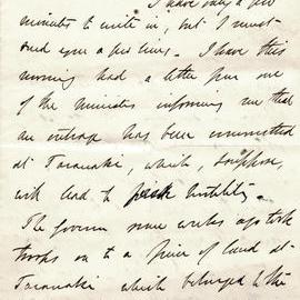 Letter from Octavius Hadfield to his brother Charles, May 1863