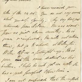 Letter from Octavius Hadfield to his brother Charles, January 1864