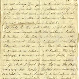 Letter from Octavius Hadfield to his brother Charles, June 1864