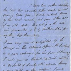 Letter from Octavius Hadfield to his brother Charles, July 1864