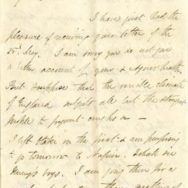 Letter from Octavius Hadfield to his brother Charles, July 1864