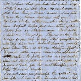 Letter from Octavius Hadfield to his brother Charles, September 1864