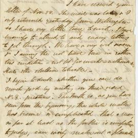 Letter from Octavius Hadfield to his brother Charles, February 1866