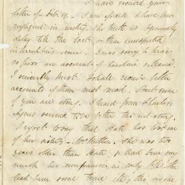 Letter from Octavius Hadfield to his sister Octavia, May 1866