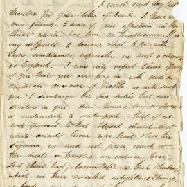 Letter from Octavius Hadfield to his sister Octavia, March 1868