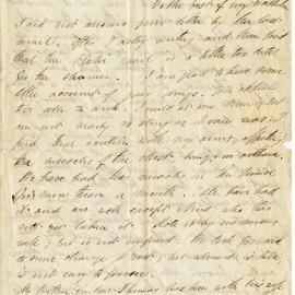 Letter from Octavius Hadfield to his brother Charles, May 1868