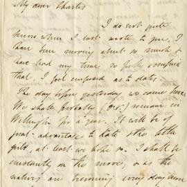 Letter from Octavius Hadfield to his brother Charles, January 1869