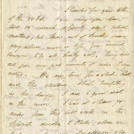 Letter from Octavius Hadfield to his brother Charles, May 1869