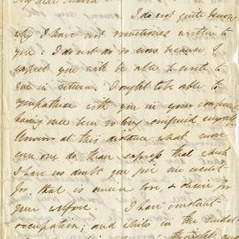 Letter from Octavius Hadfield to his sister Maria, June 1869