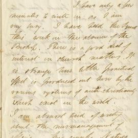 Letter from Octavius Hadfield to his brother Charles, October 1869