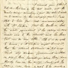 Letter from Octavius Hadfield to his brother Charles, May 1870