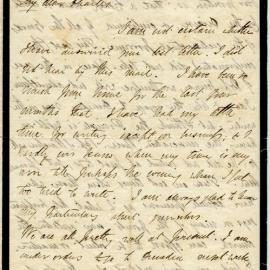 Letter from Octavius Hadfield to his brother Charles, May 1871