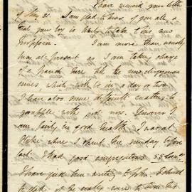 Letter from Octavius Hadfield to his brother Charles, August 1871