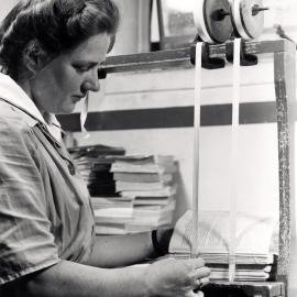 Bindery in the Central Public Library