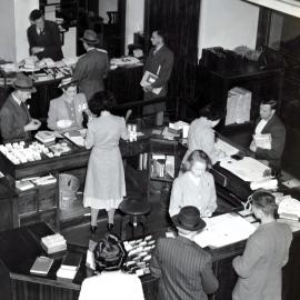 The 'Popular Library' issues desk